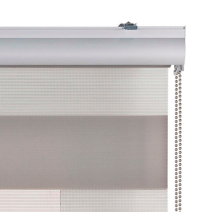 Tenda a Rullo giorno / notte Premium Con Finiture premium Grigiopietra 100x250 cm