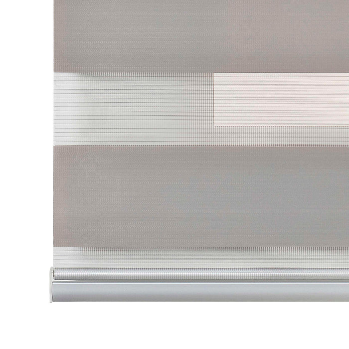 Tenda a Rullo giorno / notte Premium Con Finiture premium Grigiopietra 100x250 cm