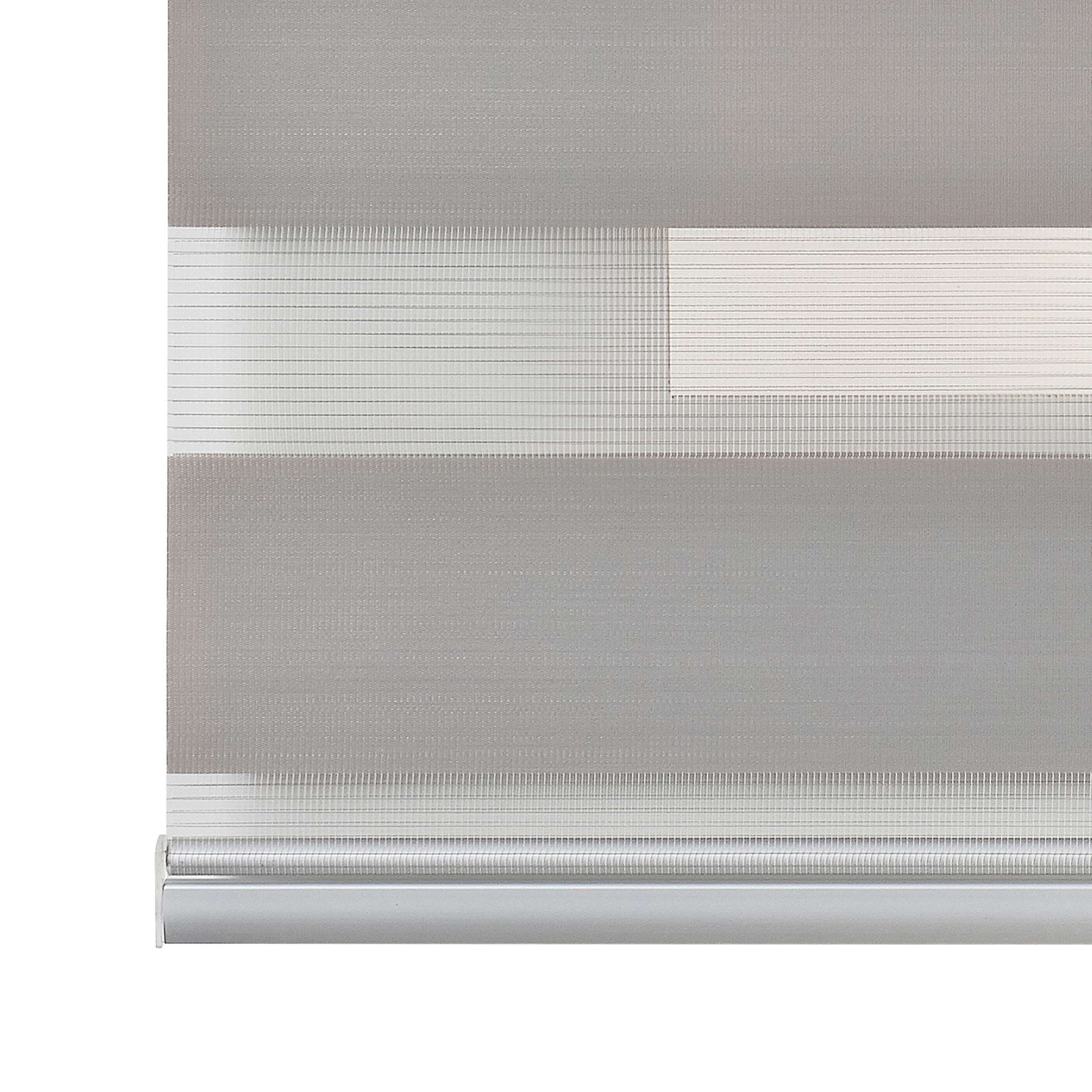 Tenda a Rullo giorno / notte Premium Con Finiture premium Grigiopietra 120x250 cm
