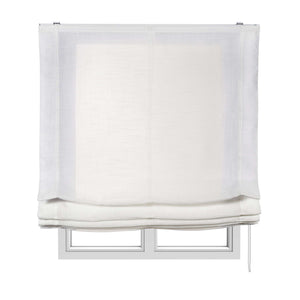 Tenda a Pacchetto Senza Astine Bianco 105x175 cm
