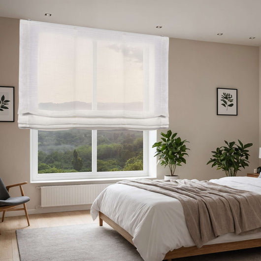 Tenda a Pacchetto Senza Astine Bianco 105x175 cm