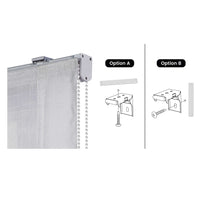 Tenda a Pacchetto Senza Astine Bianco 150x250 cm