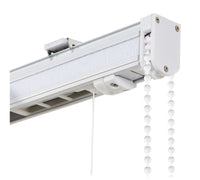 Tenda a Pacchetto Senza Astine Bianco 45x175 cm