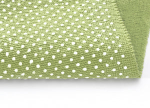 Tappeto Da Bagno Disegno Pois - 65x130 - Verde