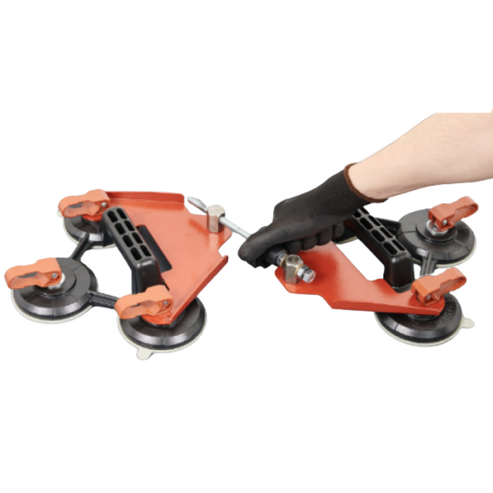 Dispositivo accosta lastre grande formato ventose grigie antimacchia closer