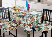 Set Cuscini Coprisedia Imbottiti Sfoderabili Modello Picture Made In Italy - Aletta 6Pz - Blu