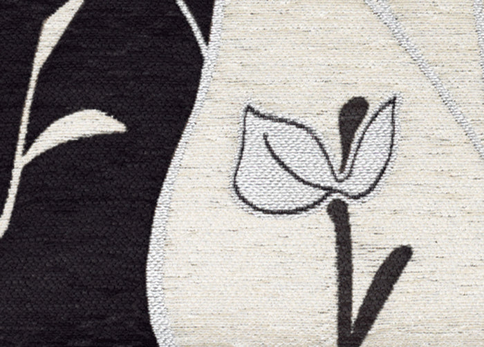 Tappeto Da Salotto E Da Camera Disegno River - 115x175 - Nero