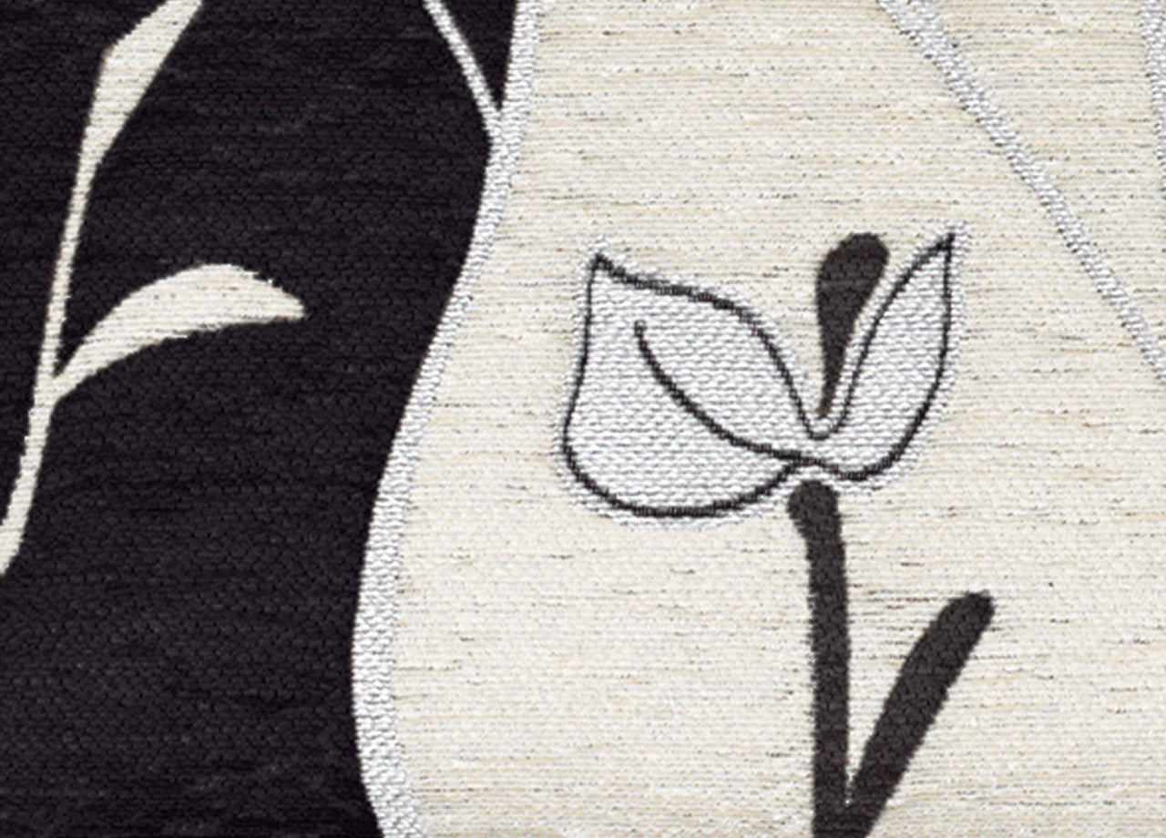 Tappeto Da Salotto E Da Camera Disegno River - 85x150 - Nero