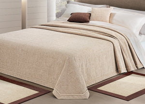 Copriletto Disegno Intreccio - 260x270 - Bordeaux