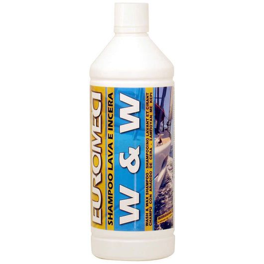 Euromeci w&w shampoo lava ed incera whash & wax confezione da 1 litro