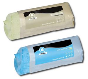 Pasta Abrasiva Lucidante Kit 2 x 700 gr (A-B) Set Lucidatura Alluminio Cera Per Lucidare Acciaio Inox Metalli Ottone Rame Cromature Legno Plexiglass