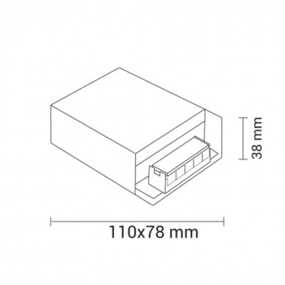 Alimentatori in metallo 12v per strisce led vari wattaggi *** potenza 60w, confezione 1
