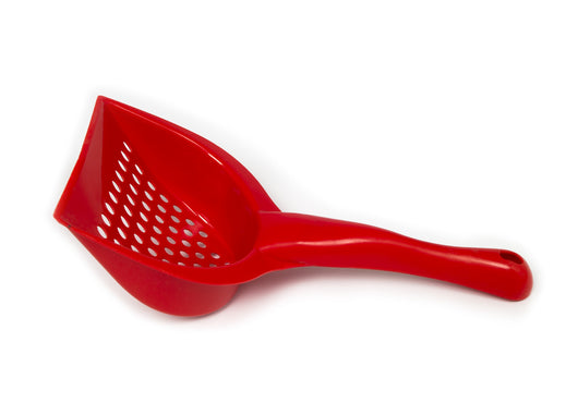 Paletta Pulizia Lettiera Gatti Setaccio Con Piccoli Fori Modello Felix - Paletta - Rosso