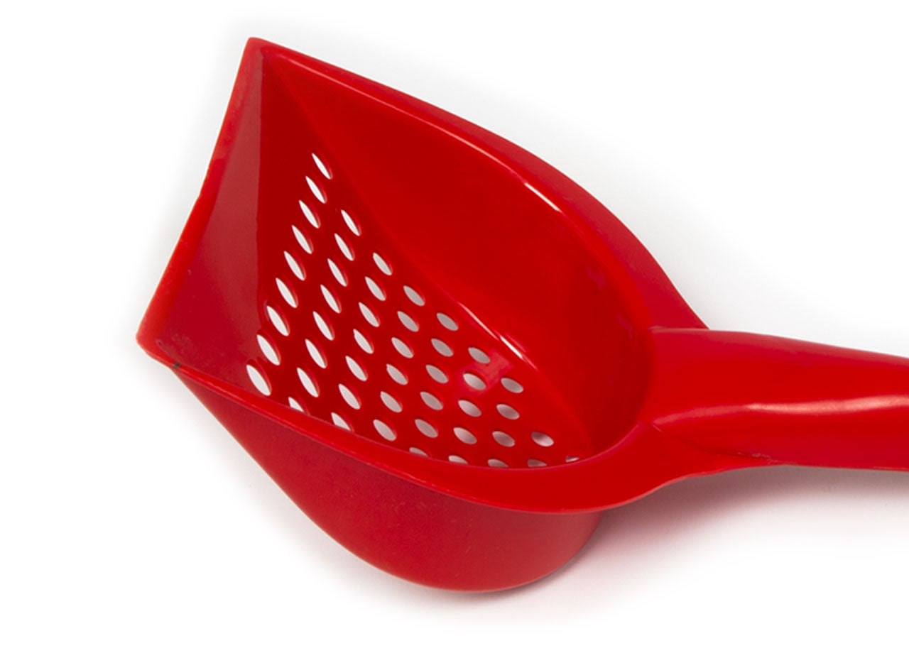 Paletta Pulizia Lettiera Gatti Setaccio Con Piccoli Fori Modello Felix - Paletta - Rosso