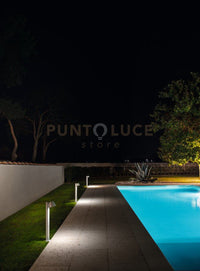 PALETTO DA ESTERNO MALTA BIANCO 1 LUCE ATTACCO GU10 H.70CM