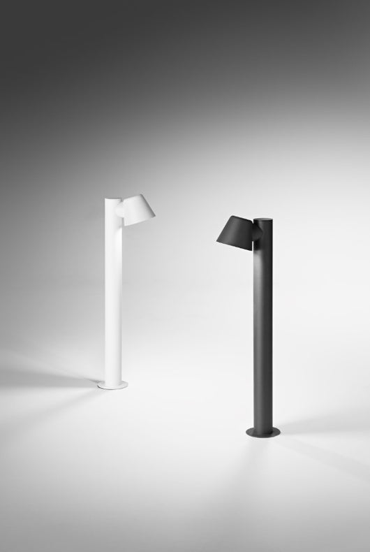 PALETTO DA ESTERNO MALTA BIANCO 1 LUCE ATTACCO GU10 H.70CM