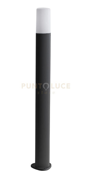 PALETTO POU-83 COLORE NERO  H.80CM 1 LUCE ATTACCO E27 IP44