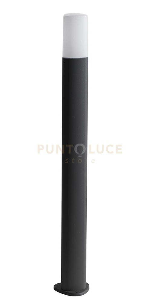 PALETTO POU-83 COLORE NERO  H.80CM 1 LUCE ATTACCO E27 IP44