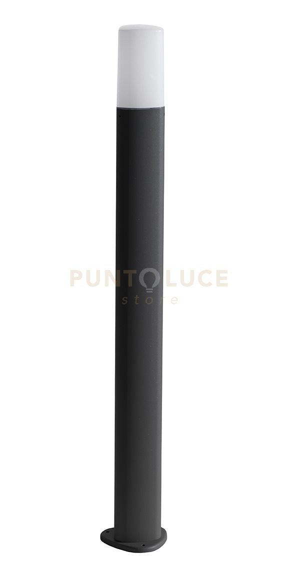 PALETTO POU-83 COLORE NERO  H.80CM 1 LUCE ATTACCO E27 IP44