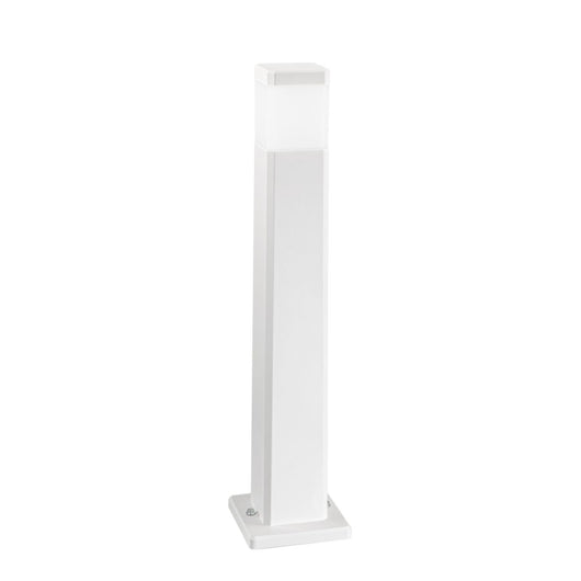 PALETTO FOCUS BIANCO SQUADRATO 1 LUCE ATTACCO GU10 IP65 17,5X17,5X77,5CM