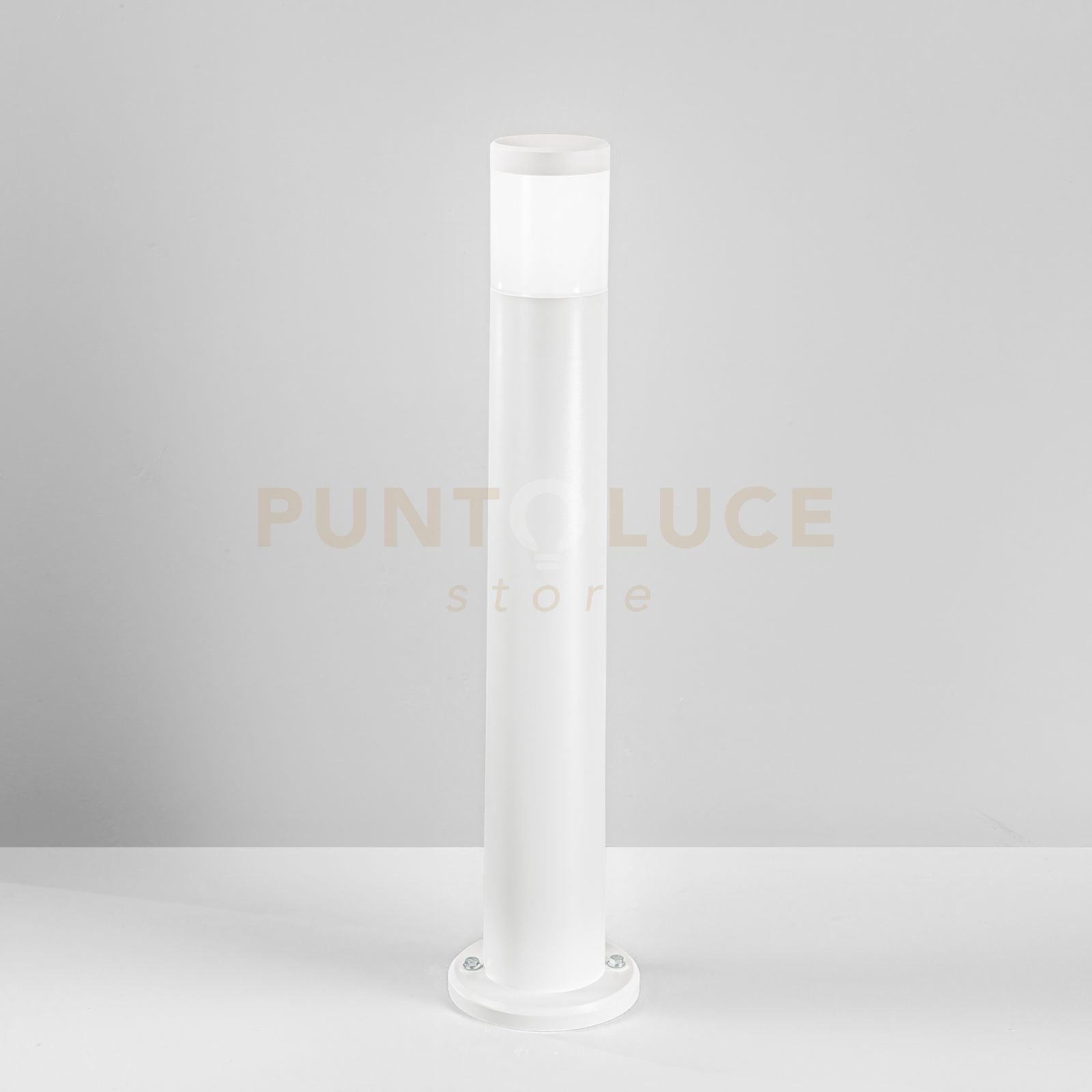 PALETTO FOCUS BIANCO TONDO 1 LUCE ATTACCO GU10 IP65 17,5X77,5CM