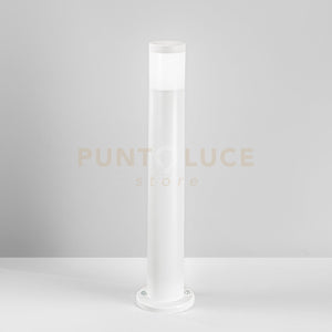 PALETTO FOCUS BIANCO TONDO 1 LUCE ATTACCO GU10 IP65 17,5X77,5CM