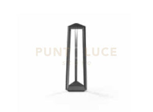 PALETTO LUCIFER PICCOLO DA ESTERNO LED 4000K 780LM 12W IP65 ANTRACITE H.56,6CM