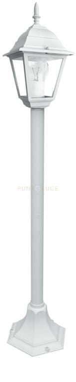 PALETTO ROMA BIANCO 1 LUCE ATTACCO E27 IP44 14,6X14,6X104CM