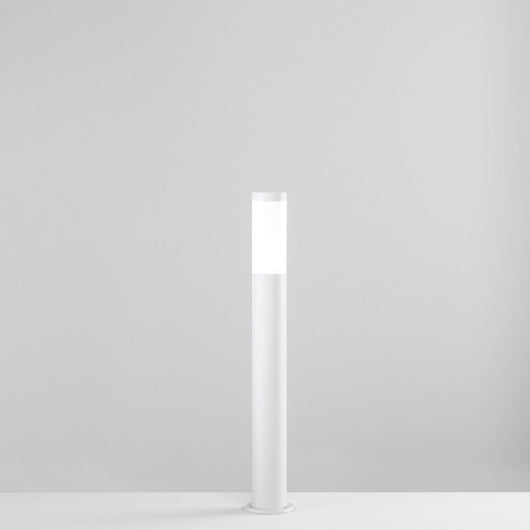 PALETTO TOKYO BIANCO 1 LUCE ATTACCO E27 IP44 11,5X70CM IN ACCIAIO INOX