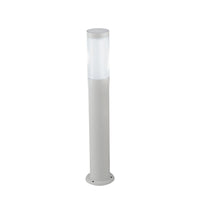 PALETTO TOKYO BIANCO 1 LUCE ATTACCO E27 IP44 11,5X70CM IN ACCIAIO INOX