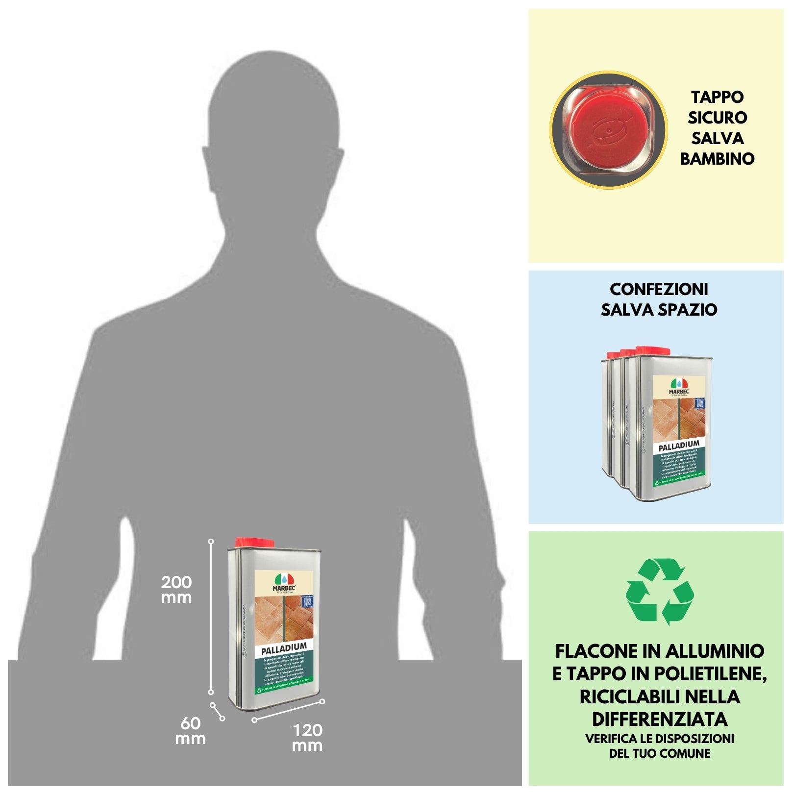Trattamento cotto PALLADIUM   1LTx6Pz