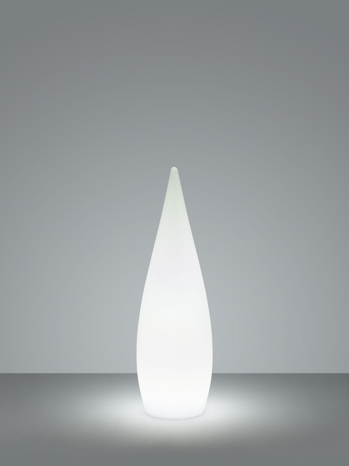 PALMAS LAMPADA DA APPOGGIO DA ESTERNO GOCCIA RGB E BIANCO RICARICABILE CON TELECOMANDO MULTIFUNZIONE D. 25CM X H. 80CM IP54 LED  3W 90lm, 3000K