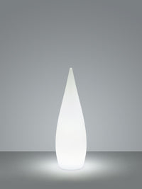 PALMAS LAMPADA DA APPOGGIO DA ESTERNO GOCCIA RGB E BIANCO RICARICABILE CON TELECOMANDO MULTIFUNZIONE D. 25CM X H. 80CM IP54 LED  3W 90lm, 3000K