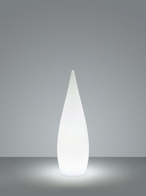 PALMAS LAMPADA DA APPOGGIO DA ESTERNO GOCCIA RGB E BIANCO RICARICABILE CON TELECOMANDO MULTIFUNZIONE D. 25CM X H. 80CM IP54 LED  3W 90lm, 3000K