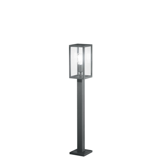 PALO MIRAGE ANTRACITE 1 LUCE ATTACCO E27 IP44 13X13X86CM IN METALLO E VETRO