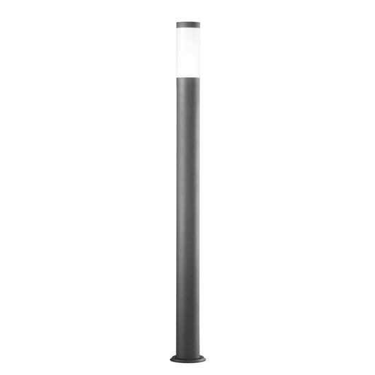 PALO TOKYO ANTRACITE 1 LUCE ATTACCO E27 IP44 11,5X110CM IN ACCIAIO INOX