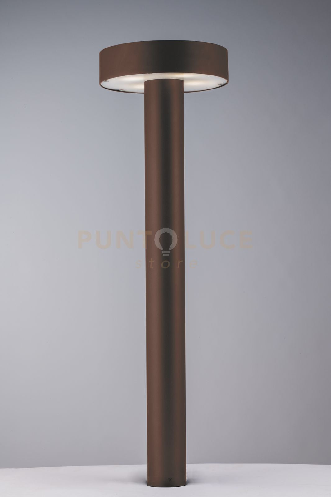 PALO UNDERWOOD CORTEN 4 LUCI ATTACCO G9 IP65 21X70CM IN METALLO