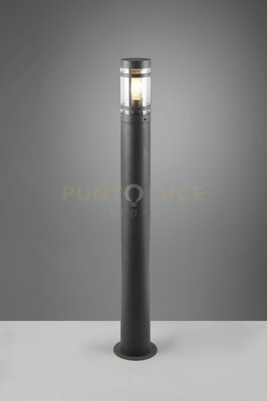 PAOLMA PALO ALTO DA ESTERNO METALLO ANTRACITE IP44 H.100CM 1 LUCE ATTACCO E27