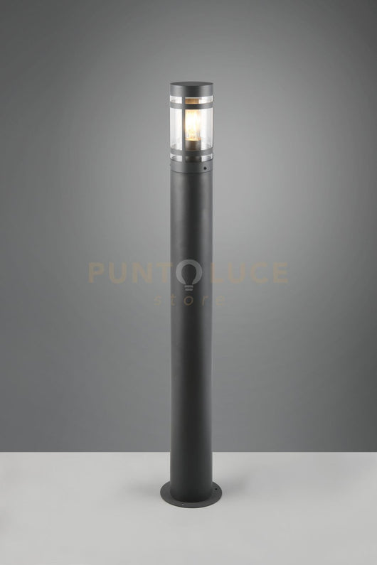 PAOLMA PALO ALTO DA ESTERNO METALLO ANTRACITE IP44 H.100CM 1 LUCE ATTACCO E27