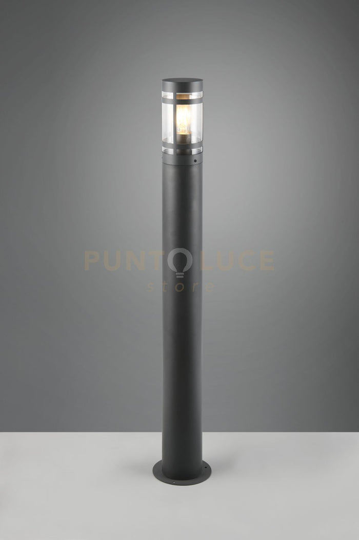 PAOLMA PALO ALTO DA ESTERNO METALLO ANTRACITE IP44 H.100CM 1 LUCE ATTACCO E27