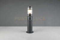 PAOLMA PALO DA ESTERNO METALLO ANTRACITE IP44 H.50CM 1 LUCE ATTACCO E27