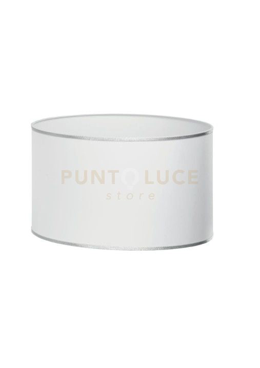 PARALUME 2027 DM.40CM BIANCO E ARGENTO ATTACCO E27