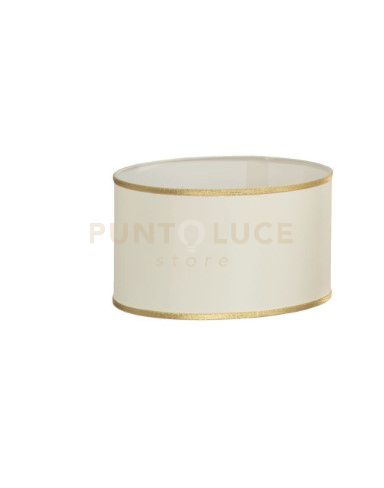 PARALUME 2028 DM.25CM AVORIO E ORO ATTACCO E14