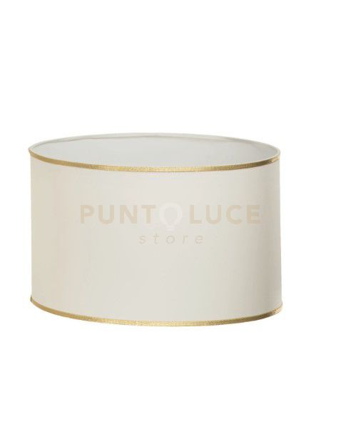 PARALUME 2028 DM.40CM AVORIO E ORO ATTACCO E27