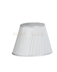 PARALUME 3810 DM.25CM BIANCO E ARGENTO ATTACCO E14