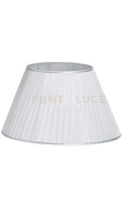 PARALUME 3810 DM.45CM BIANCO E ARGENTO ATTACCO E27