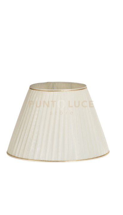 PARALUME 3811 DM.40CM AVORIO E ORO ATTACCO E27