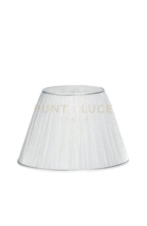 PARALUME 4061 DM.40CM BIANCO E ARGENTO ATTACCO E27