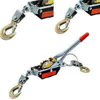 PARANCO VERRICELLO ARGANO MANUALE GANCIO TRAINO 2T 2000KG FUNE CAVO ACCIAIO