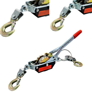 PARANCO VERRICELLO ARGANO MANUALE GANCIO TRAINO 2T 2000KG FUNE CAVO ACCIAIO